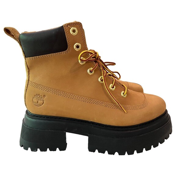 Timberland Shoes - NEW Timberland Boots Women's Size 8 Sky 6-inch Wheat Tan in Lace Up Platform